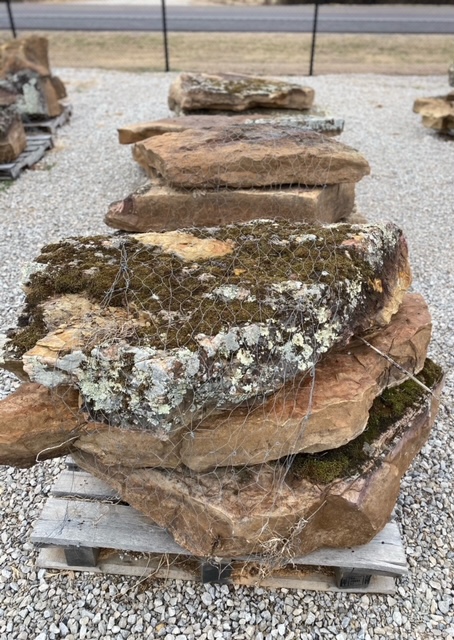 Moss Rock Flag Stone