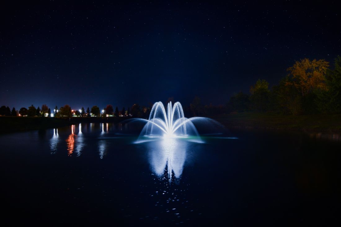 RGBW Fountain LED Lights White